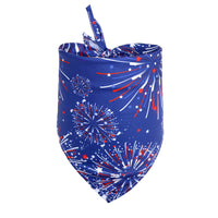 HKM-815443 Independence Day Dog and Cat Bib Towel with Flag Design in Small and Medium Sizes