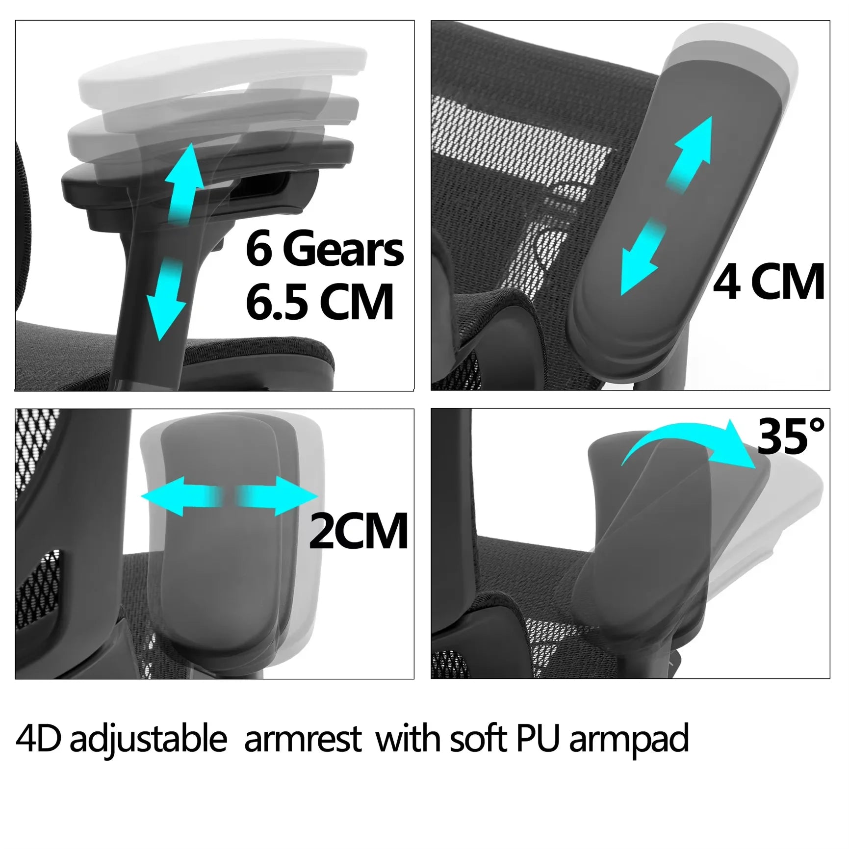 KTX-255635 Ergonomic Gaming and Office Chair with Racing Design, Swivel Leather and Mesh Upholstery