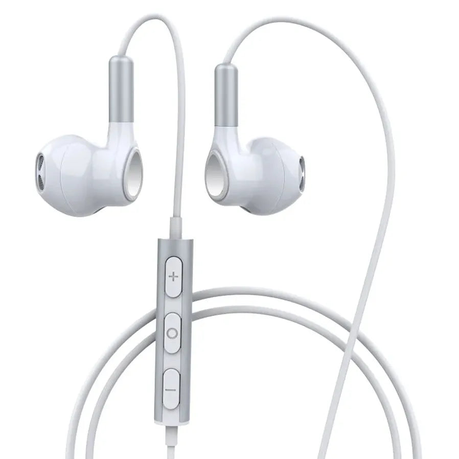 KTX-878931 USB-C Wired Magnetic Earbuds with Microphone for iPhone 15, OnePlus, and Sony Devices