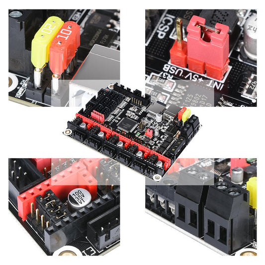 KTX-789203 SKR V1.4 & V1.4 Turbo Compatible 3D Printer Motherboard, STM32F Microprocessor, 5V Power Input