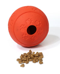 HKM-295891 Interactive Dog Food Leaking Ball - TPR Nibble Toy, Available in Small (8CM) and Large (11CM) Sizes