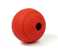 HKM-295891 Interactive Dog Food Leaking Ball - TPR Nibble Toy, Available in Small (8CM) and Large (11CM) Sizes
