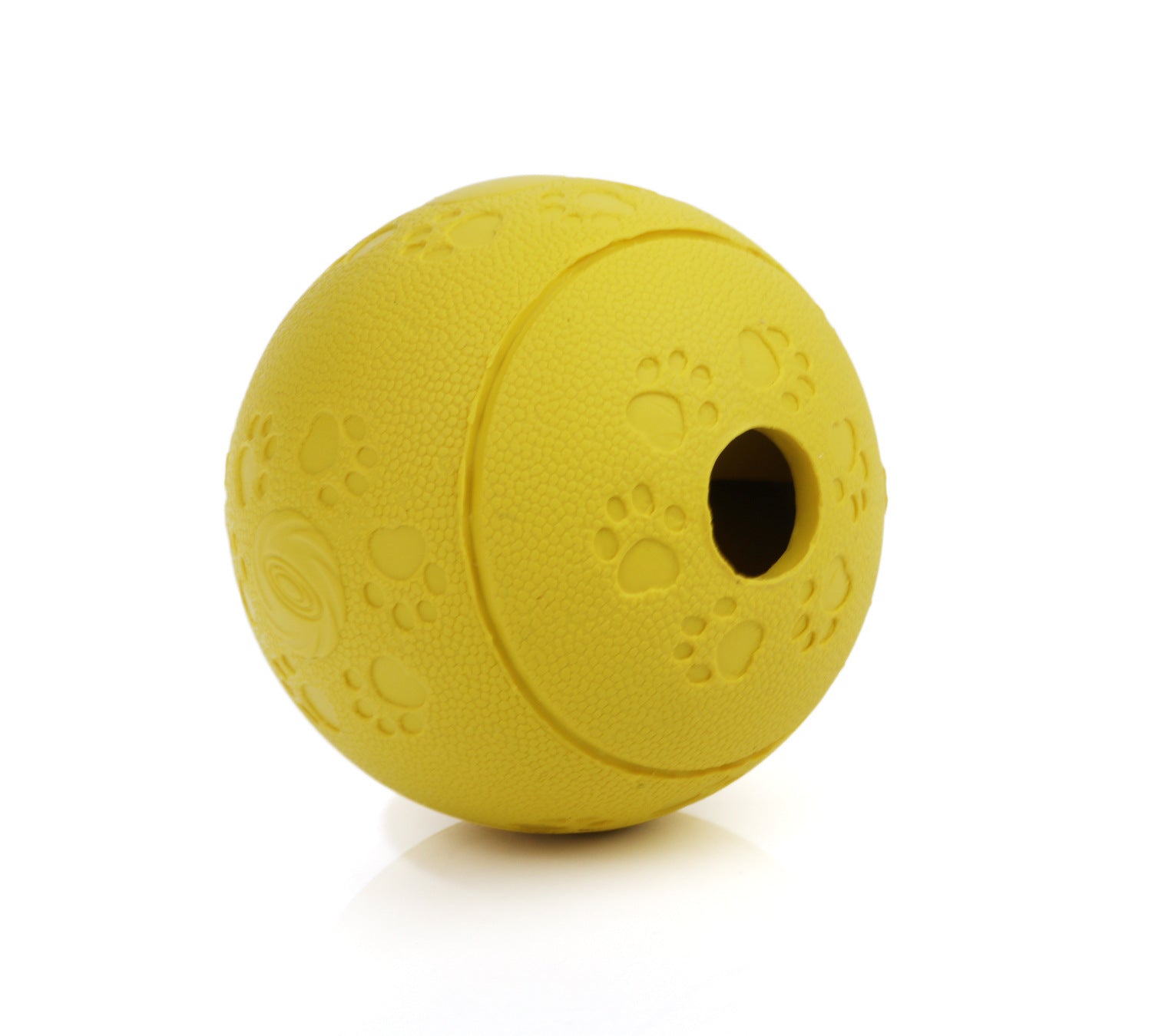 HKM-295891 Interactive Dog Food Leaking Ball - TPR Nibble Toy, Available in Small (8CM) and Large (11CM) Sizes