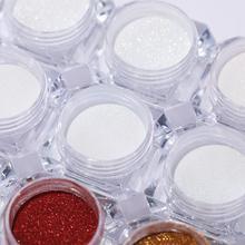 HKM-745043 Mirror Nail Glitter Powder - 2ml Metallic Plating Texture for Stunning Nail Art