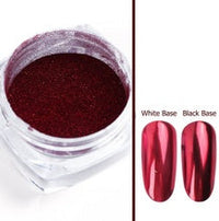 HKM-745043 Mirror Nail Glitter Powder - 2ml Metallic Plating Texture for Stunning Nail Art