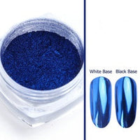 HKM-745043 Mirror Nail Glitter Powder - 2ml Metallic Plating Texture for Stunning Nail Art