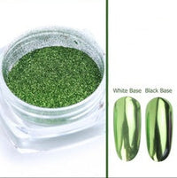 HKM-745043 Mirror Nail Glitter Powder - 2ml Metallic Plating Texture for Stunning Nail Art