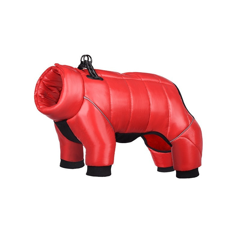HKM-877523 Waterproof Winter Dog Down Jacket - Anti-Light Warm Clothing for Small Dogs in Various Sizes