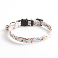 HKM-002643 Soft Cotton Fabric Cat Collar in Idyllic Design