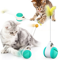 HKM-721043 Interactive Cat Teaser Tumbler Toy - Engaging Pet Supplies in Multiple Colors