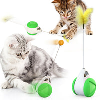 HKM-721043 Interactive Cat Teaser Tumbler Toy - Engaging Pet Supplies in Multiple Colors