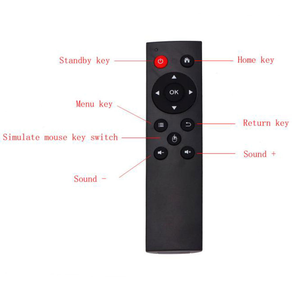 KTX-944147 Universal Wireless Air Mouse and Keyboard Remote Control for Mini PC and Android TV Box