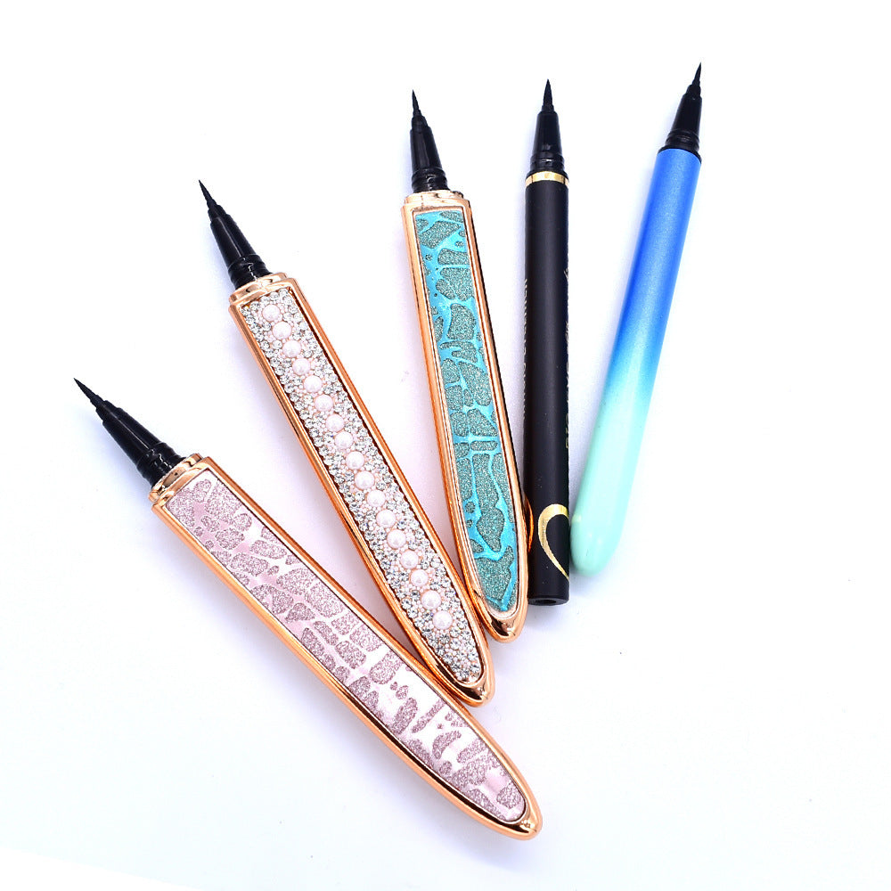 HKM-686995 Self-Adhesive Liquid Eyeliner with Pearl and Glitter Styles - Versatile for Eyelash Application and Eyelining