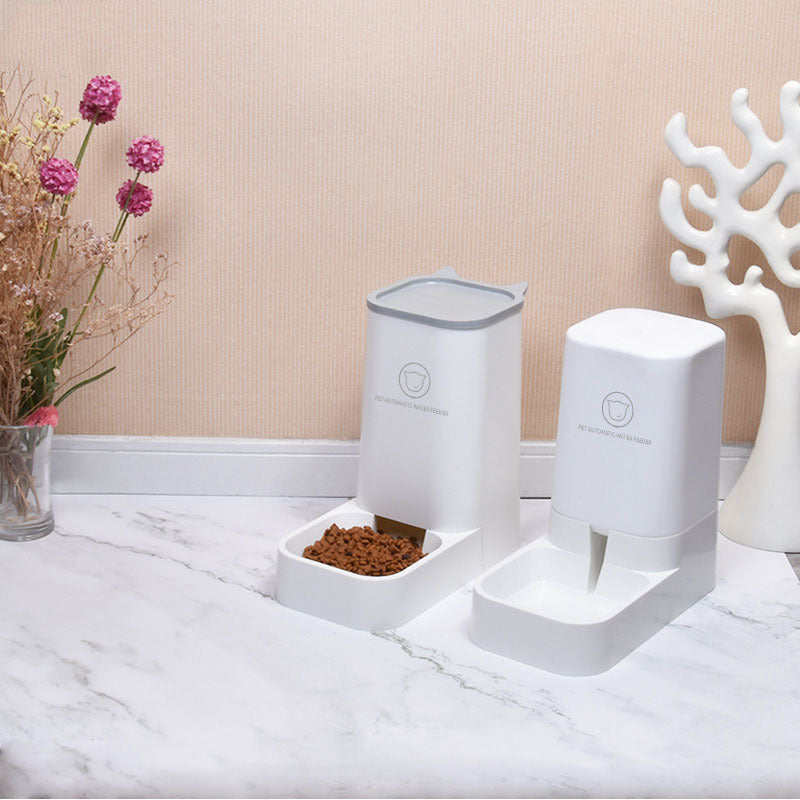 JMT-673738 Detachable Large-Capacity Pet Water and Food Feeder with Opaque Design