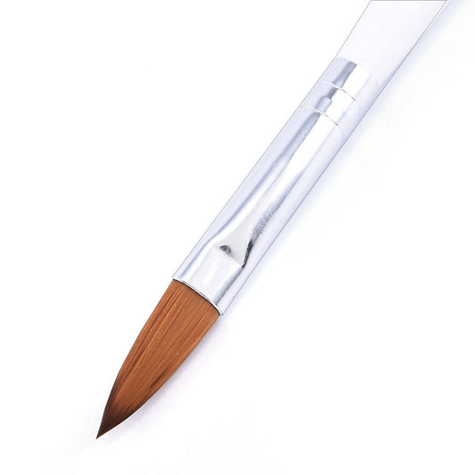 HKM-939347 Manicure Mink Hair Crystal Nail Brush - Versatile and Comfortable Tools for All Skin Types