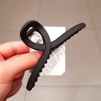 HKM-863699 Frosted Large Hair Clip for Women - Stylish Gradient Colors and Geometric Design
