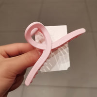 HKM-863699 Frosted Large Hair Clip for Women - Stylish Gradient Colors and Geometric Design