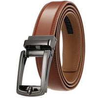 HKM-739667 Durable Alloy Automatic Buckle Belt for Trendy Style