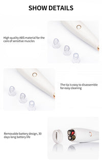 HKM-087315 Blackhead Removal Electric Suction Device for Deep Skin Cleansing