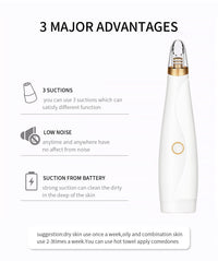 HKM-087315 Blackhead Removal Electric Suction Device for Deep Skin Cleansing