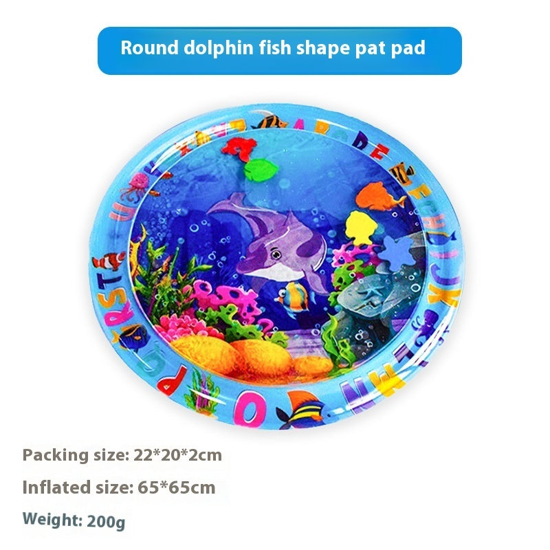 HKM-620435 Eco-Friendly Thickened Crawling Water Cushion in Various Designs for Sensory Development