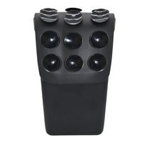 HKM-938195 Silicone Hair Perm Protective Sleeve with Storage Bag - Black Beauty Tool