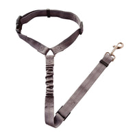 HKM-245843 Adjustable Elastic Dog Safety Seat Belt with Reflective Lines and Zinc Alloy Hook