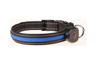 HKM-112147 Luminous Dog Collar with Adjustable Sizes (S: 28CM-40CM, M: 33CM-50CM, L: 38CM-60CM)