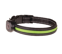 HKM-112147 Luminous Dog Collar with Adjustable Sizes (S: 28CM-40CM, M: 33CM-50CM, L: 38CM-60CM)