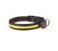 HKM-112147 Luminous Dog Collar with Adjustable Sizes (S: 28CM-40CM, M: 33CM-50CM, L: 38CM-60CM)