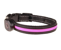 HKM-112147 Luminous Dog Collar with Adjustable Sizes (S: 28CM-40CM, M: 33CM-50CM, L: 38CM-60CM)