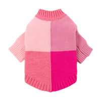 HKM-485779 Casual Acrylic Dog Sweater in Yellow, Pink, and White - Multiple Sizes Available