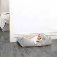 HKM-266387 Reversible Memory Foam Pet Bed with Cooling and Heating Sides for Dogs and Cats