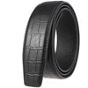 HKM-082003 Boys' Cowhide Automatic Buckle Belt - Durable First Layer Leather Accessory