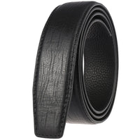 HKM-082003 Boys' Cowhide Automatic Buckle Belt - Durable First Layer Leather Accessory