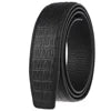 HKM-082003 Boys' Cowhide Automatic Buckle Belt - Durable First Layer Leather Accessory