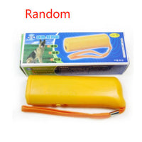 HKM-040787 Ultrasonic Dog Training Device with LED Flashlight - 3-in-1 Anti-Barking Repeller and Training Tool