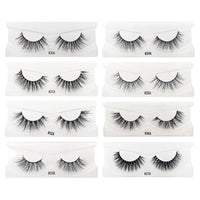 HKM-762899 3D False Eyelashes for Beauty Salon and Celebrity Looks – Box #30A-#42A (Length 11.0cm)