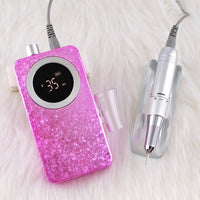 HKM-327955 Gradient Color Nail Polishing Machine - 8 Unique Shades with Ice Flower Design