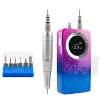HKM-327955 Gradient Color Nail Polishing Machine - 8 Unique Shades with Ice Flower Design
