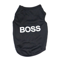 HKM-756499 Cool and Breathable Dog Summer Vest in Various Black Designs - Available in XS, S, M, L Sizes