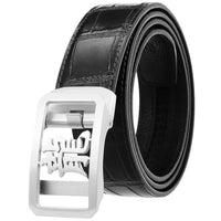 HKM-424339 Cow Leather Belt for Men - Model LY36-61342-8, Durable and Stylish Design