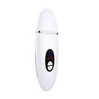 HKM-508691 Ultrasonic Facial Pore Cleaner and Blackhead Remover - White Exfoliating Beauty Device