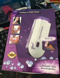 HKM-720595 Rechargeable Laser Hair Removal Device with Detachable Heads and Sensa-Light Technology