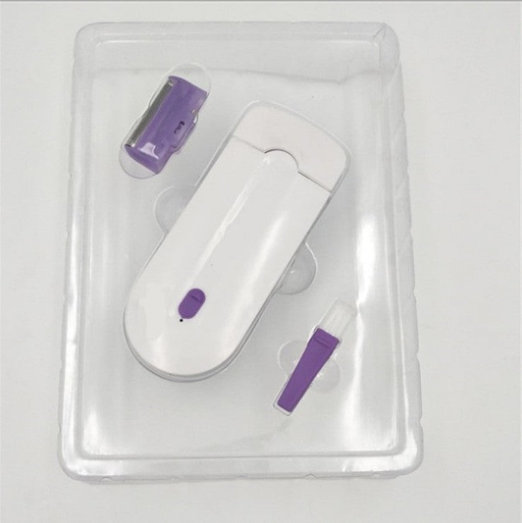 HKM-720595 Rechargeable Laser Hair Removal Device with Detachable Heads and Sensa-Light Technology