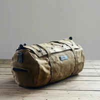 HKM-417299 Versatile 30L Motorcycle Duffel Bag - Waterproof Canvas Tail Bag with Multiple Pockets and Zipper Closure