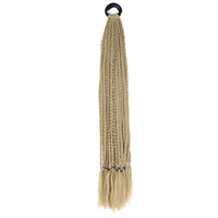 HKM-249171 24-Inch Straight Dreadlock Ponytail Wig – High-Temperature Fiber, Suitable for All Skin Tones