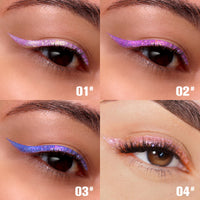 HKM-893651 8-Piece Liquid Glitter Eyeliner Set – Waterproof, Long-Lasting, Easy Application