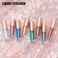 HKM-893651 8-Piece Liquid Glitter Eyeliner Set – Waterproof, Long-Lasting, Easy Application