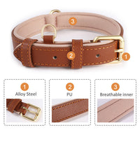 HKM-487571 Lychee Pattern Dog Collar - Soft Diving Cotton, Anti-Strangulation Feature, Various Sizes Available
